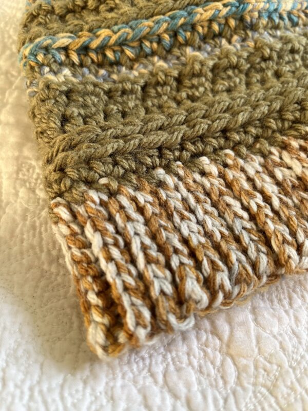 Khaki Mix Bobble Hat - Image 6