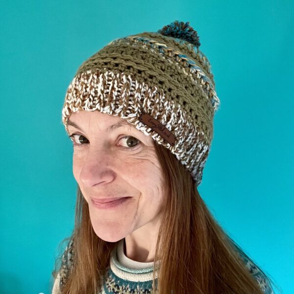 Khaki Mix Bobble Hat - Image 8